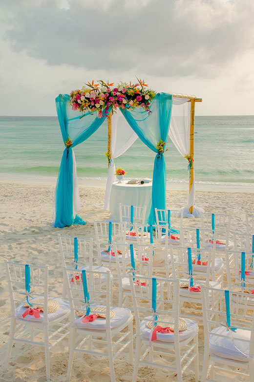 Our services: All ready for a wedding on the beach