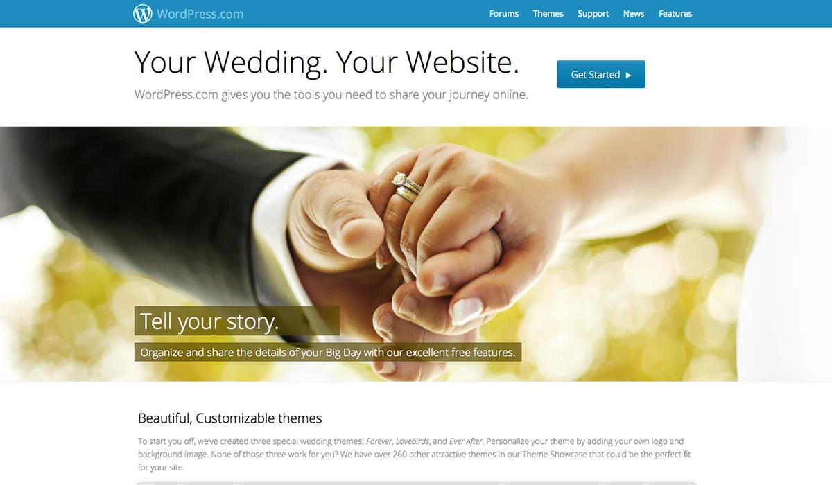 Wedding website Wedding website, a great idea