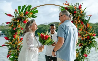Celebrating Love: Cindy and Rick’s Magical Vow Renewal at The Dock Resort, Roatan